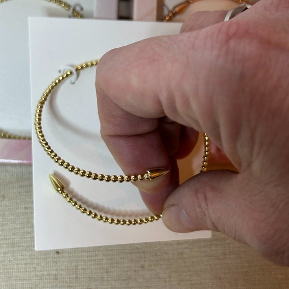 Stella&Dot / Keep Collective Rebel Coil Bracelets NIB - 2 rose gold and 1gold - Picture 1 of 3